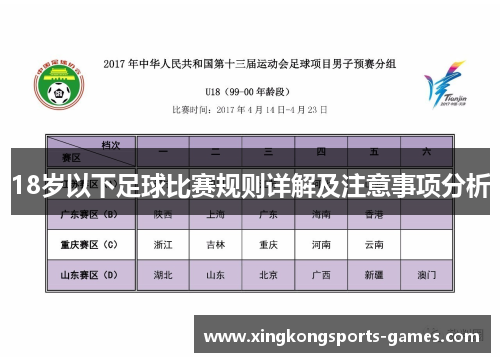 18岁以下足球比赛规则详解及注意事项分析